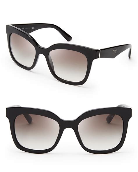 prada square heritage 52mm half frame sunglasses|Prada 52mm Square Sunglasses .